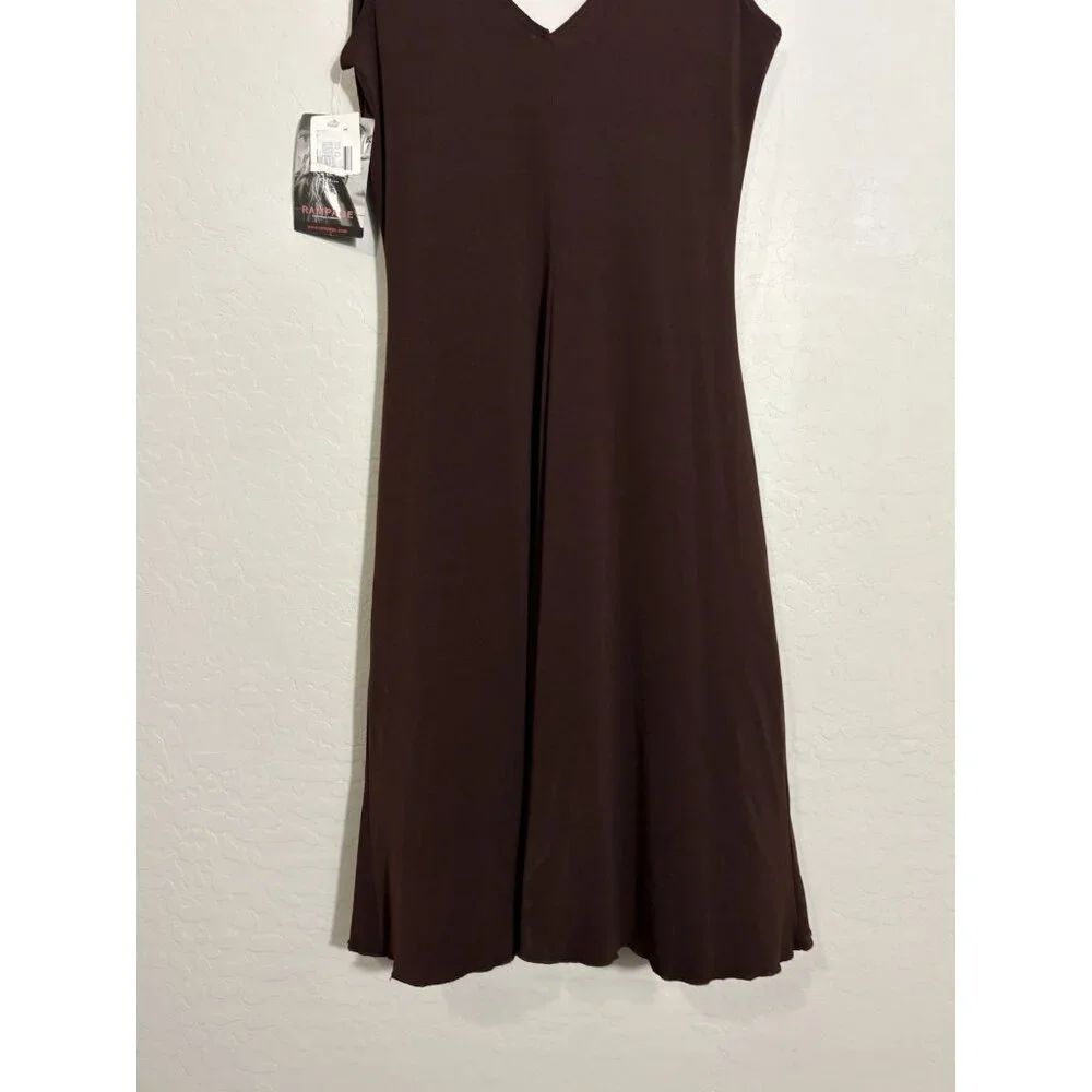 Rampage NWT Y2K Bodycon Coquette Bling‎ Strap Dress size Large Vintage 2000’s.